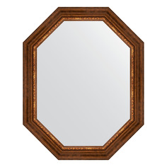 Зеркало в багетной раме Evoform - римская бронза 88 mm 76x96 cm