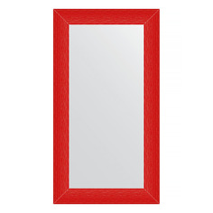 Зеркало в багетной раме Evoform - красная волна 89 mm 60x110 cm