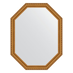 Зеркало в багетной раме Evoform - золотой акведук 61 mm 70x90 cm