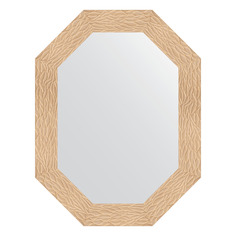 Зеркало в багетной раме Evoform - золотые дюны 90 mm 66x86 cm