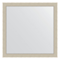 Зеркало в багетной раме Evoform - травленое серебро 52 mm 73x73 cm