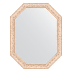 Зеркало в багетной раме Evoform - беленый дуб 57 mm 55x70 cm