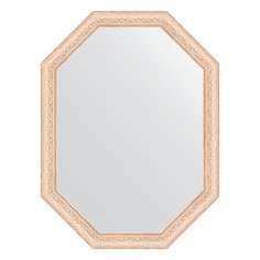 Зеркало в багетной раме Evoform - беленый дуб 57 mm 60x80 cm