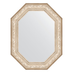 Зеркало в багетной раме Evoform - виньетка серебро 109 mm 80x100 cm