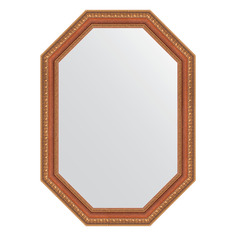 Зеркало в багетной раме Evoform - бронзовые бусы на дереве 60 mm 51x71 cm