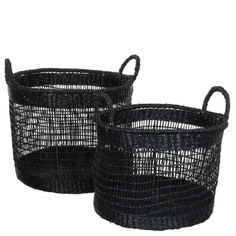 Корзина Edelman harper д40см 32см чёрная
