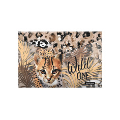 Папка-конверт Erich Krause Wild Cat на кнопке A4 в ассортименте