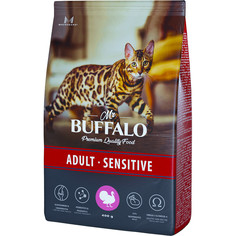 Корм для кошек Mr.Buffalo Sensitive c индейкой 400 г