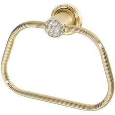 Держатель для полотенца Boheme Royal Cristal золотой 21,5х6х17,5 см