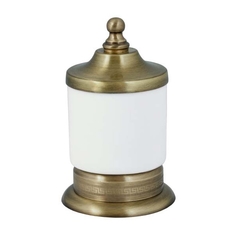 Стакан для ватных дисков Boheme Medici бронзовый 8,5х8,5х14,5 см