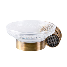 Мыльница Boheme Royal Cristal бронзовая 14х11,6х8 см (10923-BR-B)