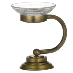 Мыльница Boheme Murano бронзовая 11,5х12х14,5 см