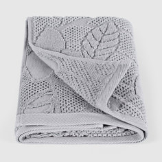 Полотенце Cleanelly Листья серое 50х90 см