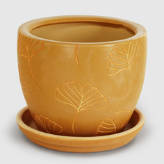 Горшок Viet Thanh для цветов с поддоном Гинкго d21