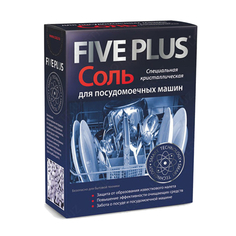 Соль для посудомоечных машин Five Plus, 1.5 кг