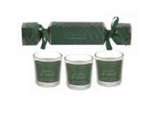 Свеча lemon &amp; mint, набор 3 шт dime (to4rooms) мультиколор 43x11x12 см.
