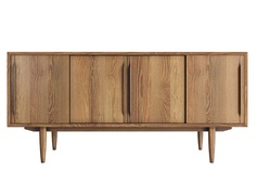 Интерьерная тумба bruni (etg-home) коричневый 160x75x45 см.