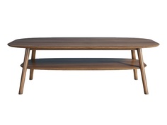 Журнальный стол bruni (etg-home) коричневый 130x45x65 см.