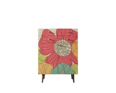 Комод berber (etg-home) бежевый 80x110x45 см.