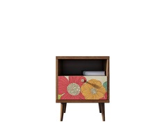 Тумбочка berber (etg-home) коричневый 40x50x35 см.