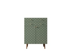 Комод berber (etg-home) зеленый 80x110x45 см.