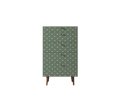 Комод berber (etg-home) зеленый 70x120x45 см.