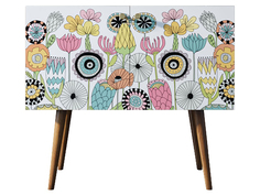 Комод berber (etg-home) мультиколор 90x80x40 см.