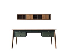 Рабочий стол andersen (etg-home) зеленый 180x75x75 см.