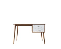 Стол рабочий berber (etg-home) белый 120x75x60 см.