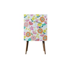 Комод на высоких ножках berber (etg-home) мультиколор 70x120x45 см.