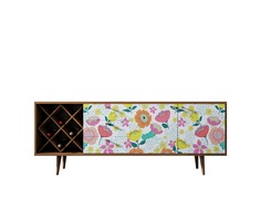 Комод berber с бутылочницей (etg-home) мультиколор 180x70x40 см.