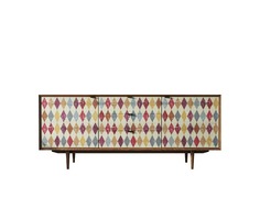 Комод bruni print (etg-home) мультиколор 180x75x45 см.