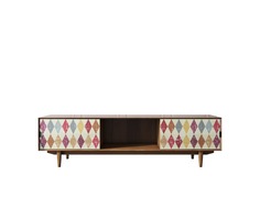 Консоль под tv bruni print (etg-home) мультиколор 160x44x40 см.