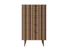 Комод высокий berber (etg-home) мультиколор 70x120x45 см.