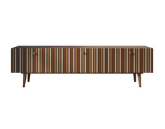 Комод с ящиками низкий под berber (etg-home) мультиколор 180x50x45 см.