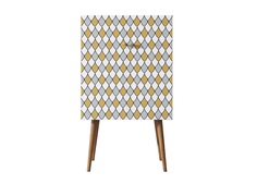 Комод на высоких ножках berber (etg-home) мультиколор 70x120x45 см.