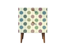 Тумбочка berber (etg-home) мультиколор 40x50x35 см.