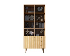 Стеллаж на комоде berber (etg-home) мультиколор 90x200x40 см.