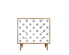 Комод berber (etg-home) серый 90x90x45 см.