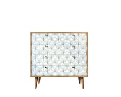 Комод berber (etg-home) зеленый 90x90x45 см.