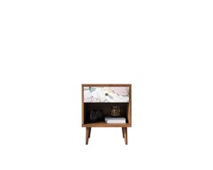 Тумбочка berber (etg-home) розовый 40x50x35 см.
