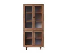 Шкаф комби smart (etg-home) коричневый 80x180x45 см.