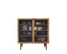 Шкаф-витрина berber (etg-home) коричневый