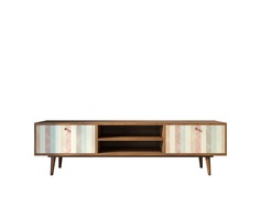 Тумба под тв berber (etg-home) коричневый 180x50x45 см.