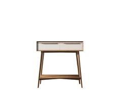 Консоль bruni white (etg-home) коричневый 90x90x35 см.