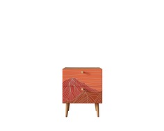 Тумбочка berber (etg-home) мультиколор 40x50x35 см.