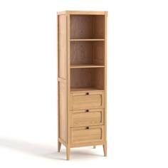 Стеллаж с 2 полками и 3 ящиками eugénie (laredoute) коричневый 55x190x44 см.