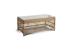 Стол журнальный гранд латте (outdoor) бежевый 110x64x57 см.
