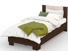 Кровать «аврора» 90*200 (империал) коричневый 96x85x206 см. Imperial