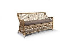 Диван латте (outdoor) бежевый 160x84x68 см.